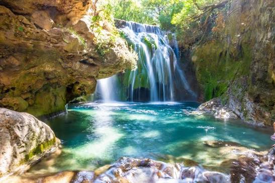 Cascades d'Akchour waterfall near Chefchaouen